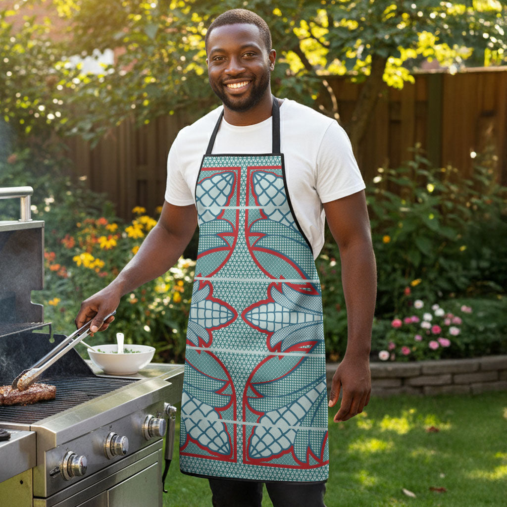 Turquoise Khotso Mojalefa Poone Apron Basotho Khotso Blanket Inspired