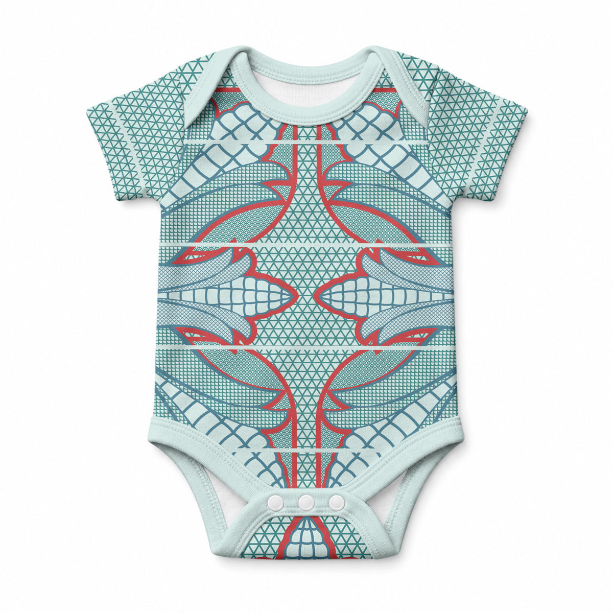 Turquoise Khotso Mojalefa Poone Baby Onesie Basotho Khotso Blanket Inspired