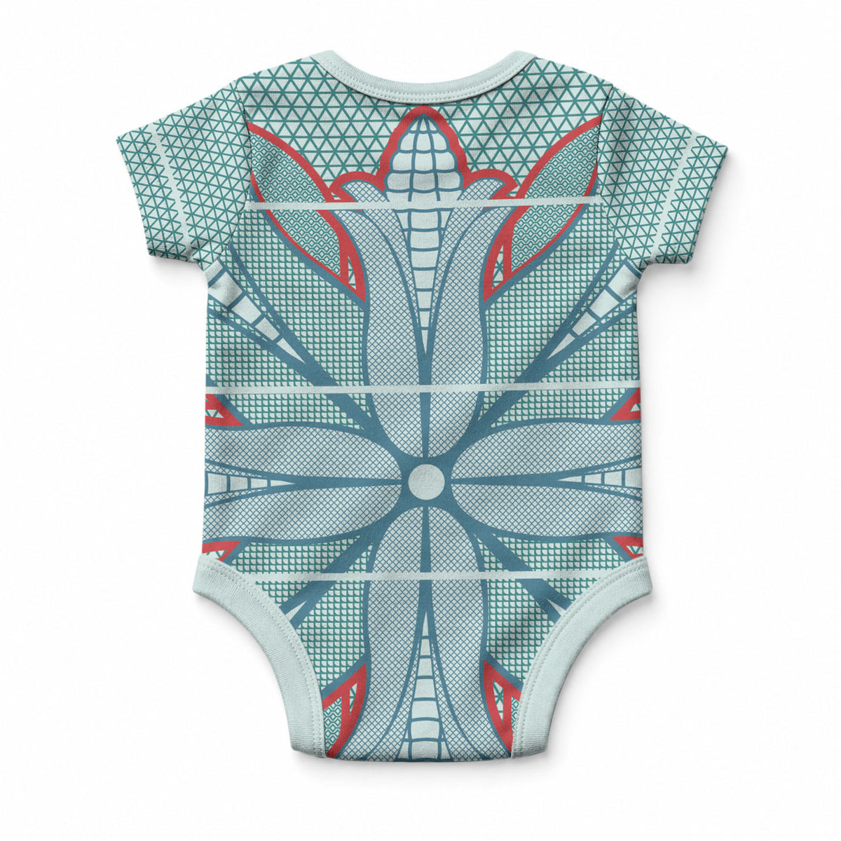Turquoise Khotso Mojalefa Poone Baby Onesie Basotho Khotso Blanket Inspired