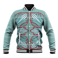 Turquoise Khotso Mojalefa Poone Baseball Jacket Basotho Khotso Blanket Inspired