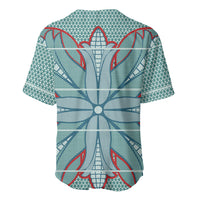 Turquoise Khotso Mojalefa Poone Baseball Jersey Basotho Khotso Blanket Inspired