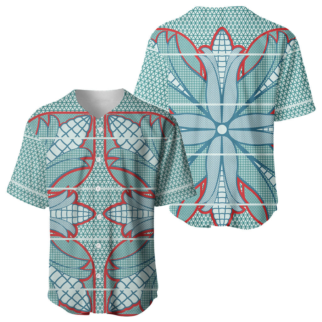 Turquoise Khotso Mojalefa Poone Baseball Jersey Basotho Khotso Blanket Inspired