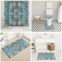 Turquoise Khotso Mojalefa Poone Bathroom Set Basotho Khotso Blanket Inspired