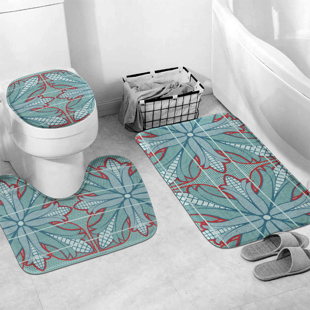 Turquoise Khotso Mojalefa Poone Bathroom Set Basotho Khotso Blanket Inspired