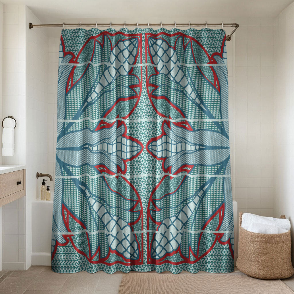 Turquoise Khotso Mojalefa Poone Bathroom Set Basotho Khotso Blanket Inspired