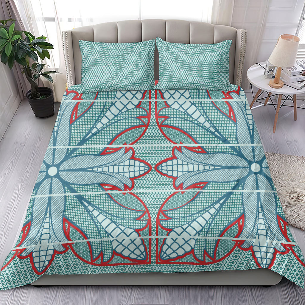 Turquoise Khotso Mojalefa Poone Bedding Set Basotho Khotso Blanket Inspired