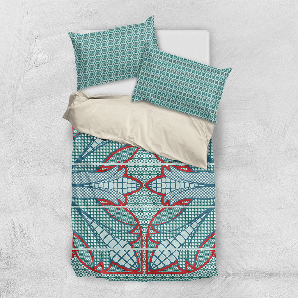 Turquoise Khotso Mojalefa Poone Bedding Set Basotho Khotso Blanket Inspired