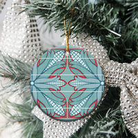 Turquoise Khotso Mojalefa Poone Ceramic Ornament Basotho Khotso Blanket Inspired