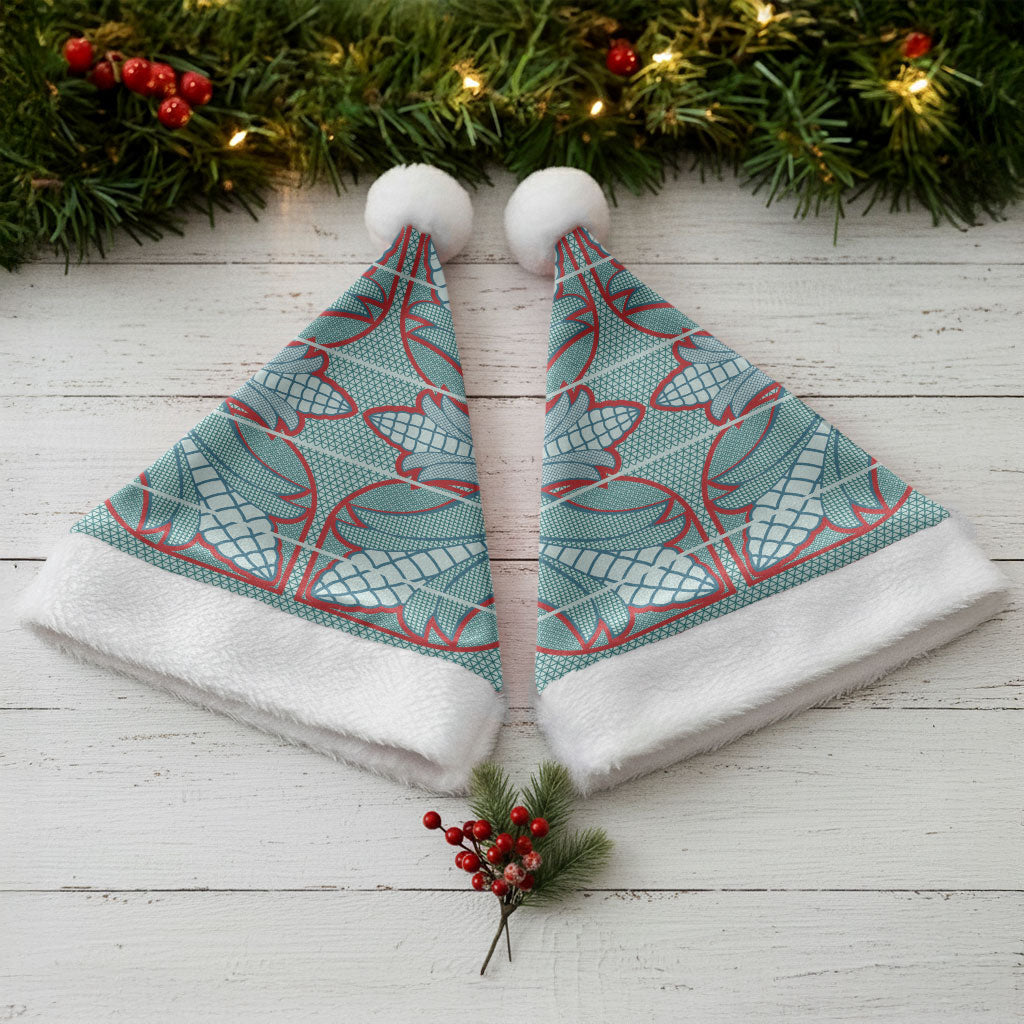 Turquoise Khotso Mojalefa Poone Christmas Santa Hat Basotho Khotso Blanket Inspired