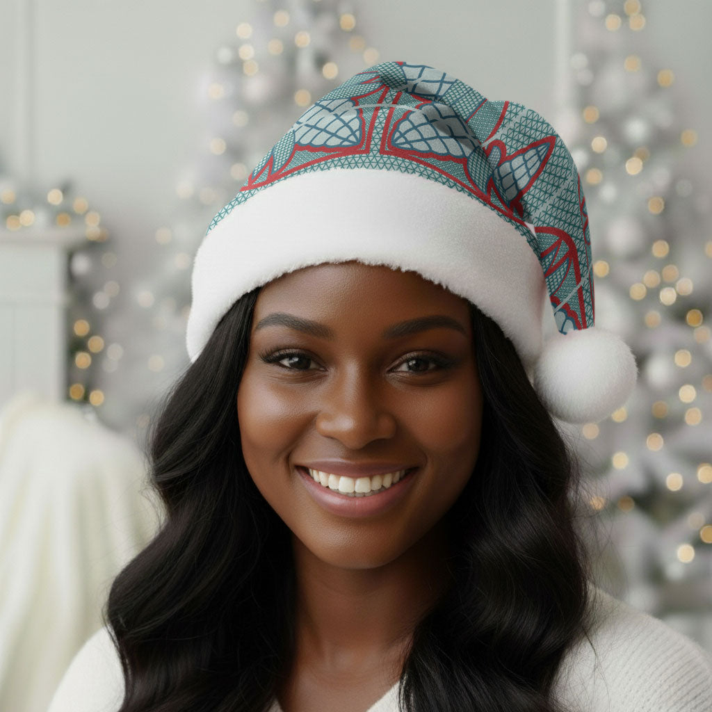 Turquoise Khotso Mojalefa Poone Christmas Santa Hat Basotho Khotso Blanket Inspired