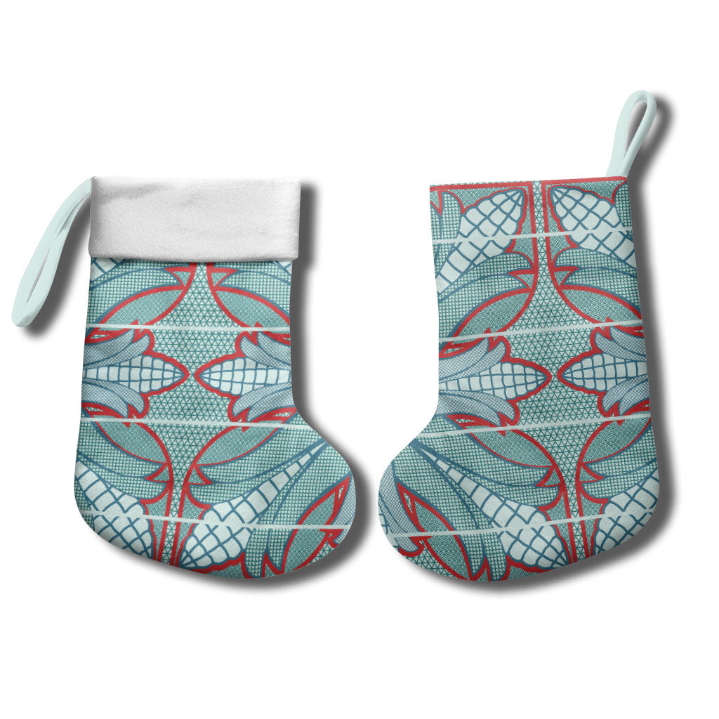 Turquoise Khotso Mojalefa Poone Christmas Stocking Basotho Khotso Blanket Inspired