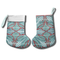 Turquoise Khotso Mojalefa Poone Christmas Stocking Basotho Khotso Blanket Inspired