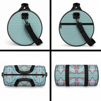Turquoise Khotso Mojalefa Poone Duffle Bag Basotho Khotso Blanket Inspired