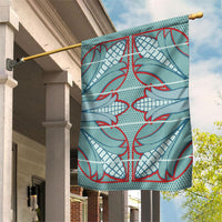 Turquoise Khotso Mojalefa Poone Garden Flag Basotho Khotso Blanket Inspired