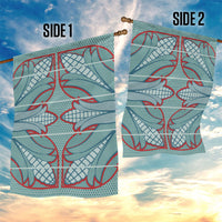 Turquoise Khotso Mojalefa Poone Garden Flag Basotho Khotso Blanket Inspired