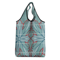 Turquoise Khotso Mojalefa Poone Grocery Bag Basotho Khotso Blanket Inspired