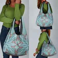 Turquoise Khotso Mojalefa Poone Grocery Bag Basotho Khotso Blanket Inspired
