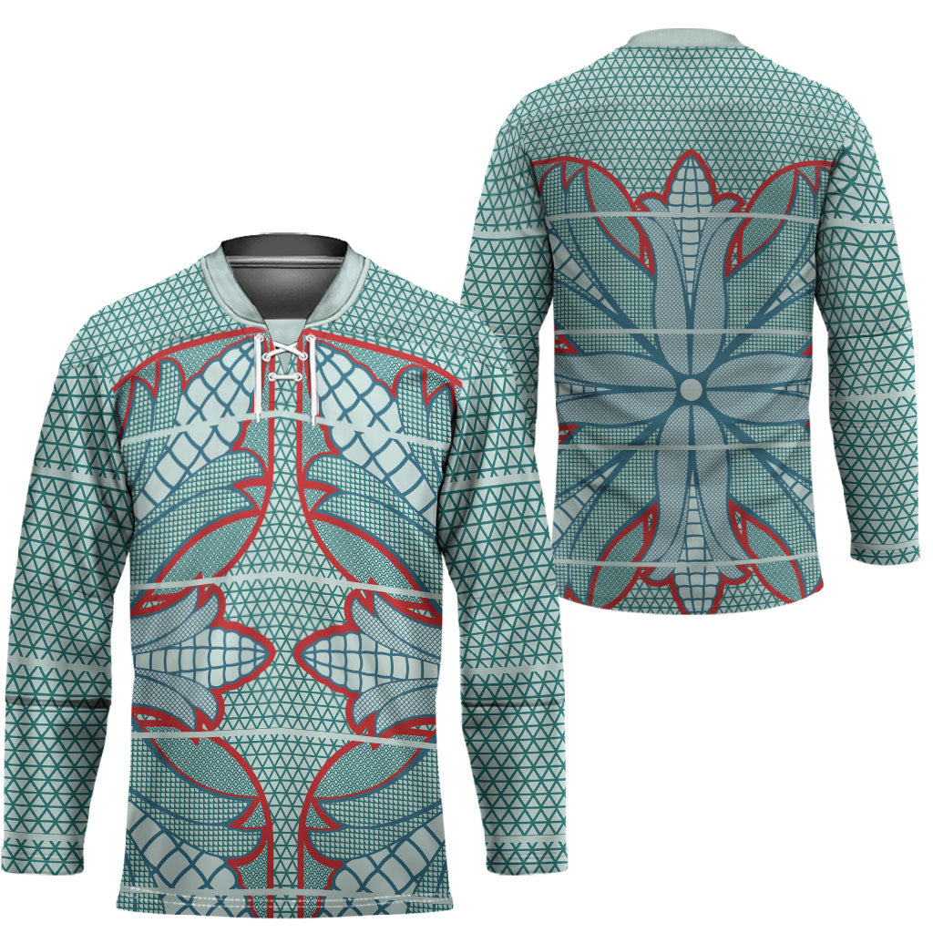 Turquoise Khotso Mojalefa Poone Hockey Jersey Basotho Khotso Blanket Inspired
