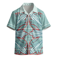 Turquoise Khotso Mojalefa Poone Kid Hawaiian Shirt Basotho Khotso Blanket Inspired