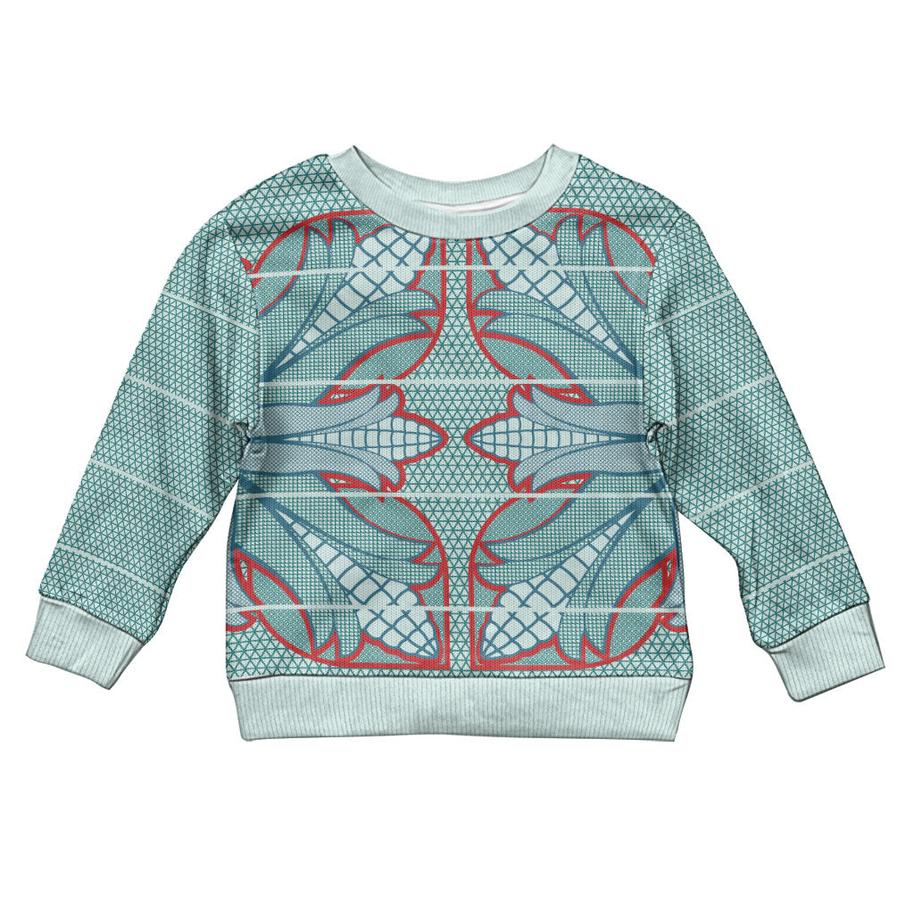 Turquoise Khotso Mojalefa Poone Kid Ugly Christmas Sweater Basotho Khotso Blanket Inspired