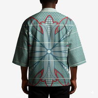 Turquoise Khotso Mojalefa Poone Kimono Basotho Khotso Blanket Inspired