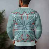 Turquoise Khotso Mojalefa Poone Ugly Christmas Sweater Basotho Khotso Blanket Inspired