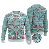Turquoise Khotso Mojalefa Poone Ugly Christmas Sweater Basotho Khotso Blanket Inspired