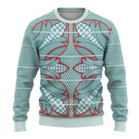 Turquoise Khotso Mojalefa Poone Ugly Christmas Sweater Basotho Khotso Blanket Inspired