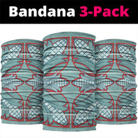 Turquoise Khotso Mojalefa Poone Neck Gaiter Basotho Khotso Blanket Inspired