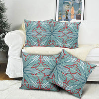 Turquoise Khotso Mojalefa Poone Pillow Cover Basotho Khotso Blanket Inspired