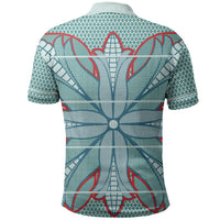Turquoise Khotso Mojalefa Poone Polo Shirt Basotho Khotso Blanket Inspired