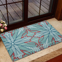 Turquoise Khotso Mojalefa Poone Rubber Doormat Basotho Khotso Blanket Inspired
