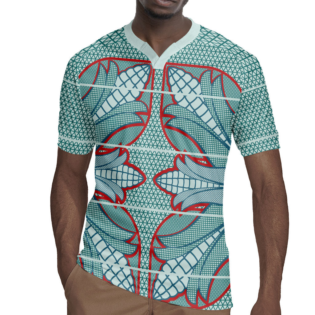 Turquoise Khotso Mojalefa Poone Rugby Jersey Basotho Khotso Blanket Inspired