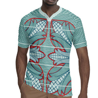 Turquoise Khotso Mojalefa Poone Rugby Jersey Basotho Khotso Blanket Inspired