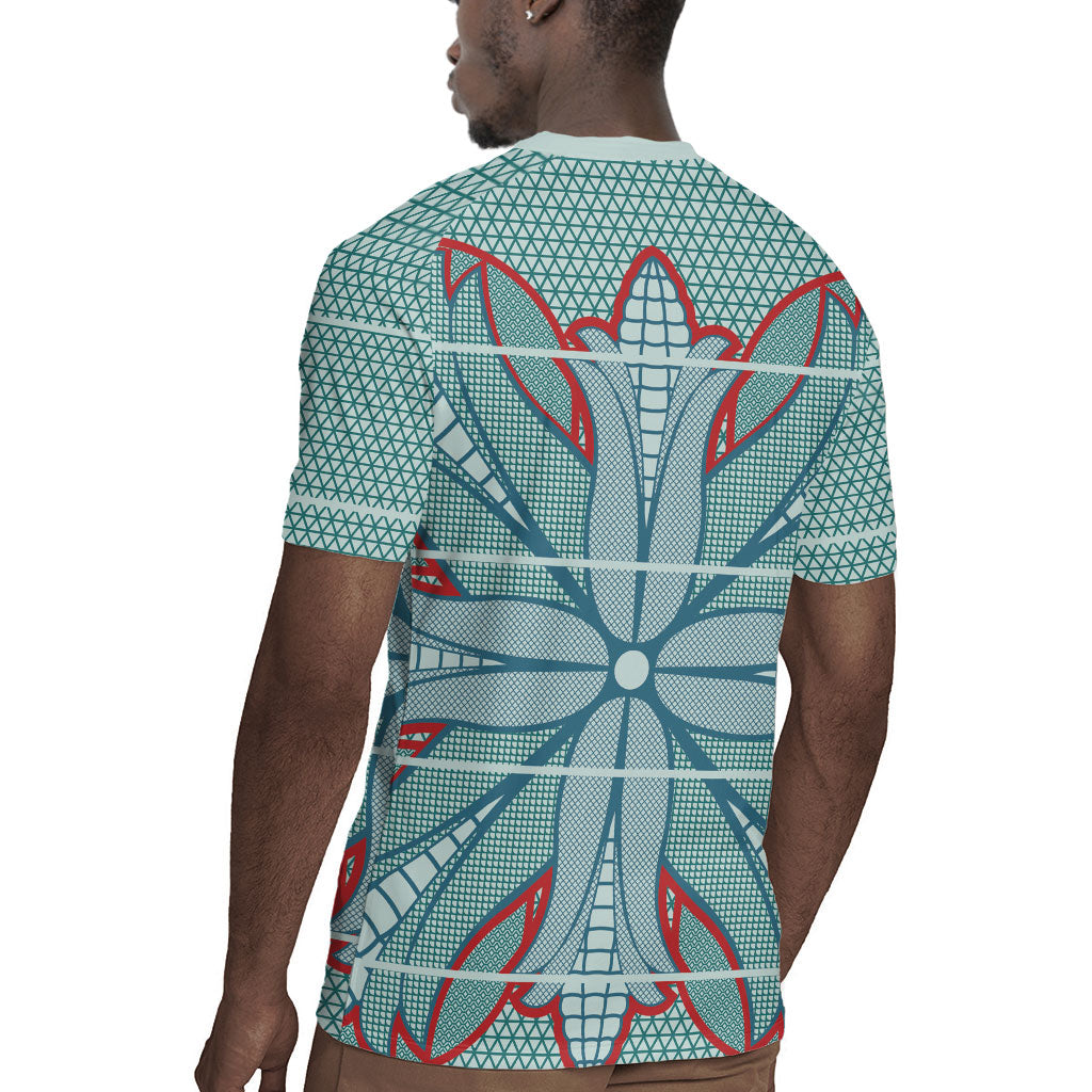 Turquoise Khotso Mojalefa Poone Rugby Jersey Basotho Khotso Blanket Inspired