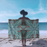 Turquoise Khotso Mojalefa Poone Sarong Basotho Khotso Blanket Inspired