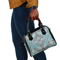 Turquoise Khotso Mojalefa Poone Shoulder Handbag Basotho Khotso Blanket Inspired