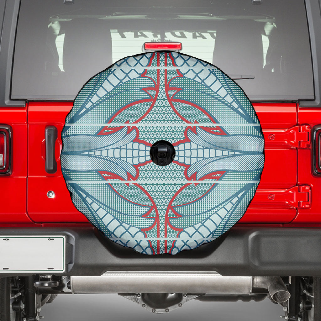 Turquoise Khotso Mojalefa Poone Spare Tire Cover Basotho Khotso Blanket Inspired