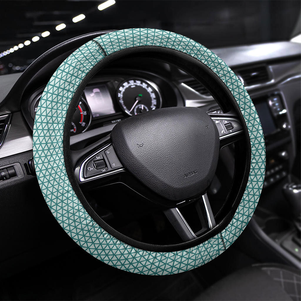 Turquoise Khotso Mojalefa Poone Steering Wheel Cover Basotho Khotso Blanket Inspired