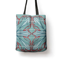 Turquoise Khotso Mojalefa Poone Tote Bag Basotho Khotso Blanket Inspired
