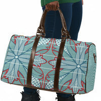 Turquoise Khotso Mojalefa Poone Travel Bag Basotho Khotso Blanket Inspired