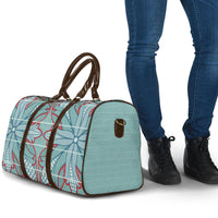 Turquoise Khotso Mojalefa Poone Travel Bag Basotho Khotso Blanket Inspired