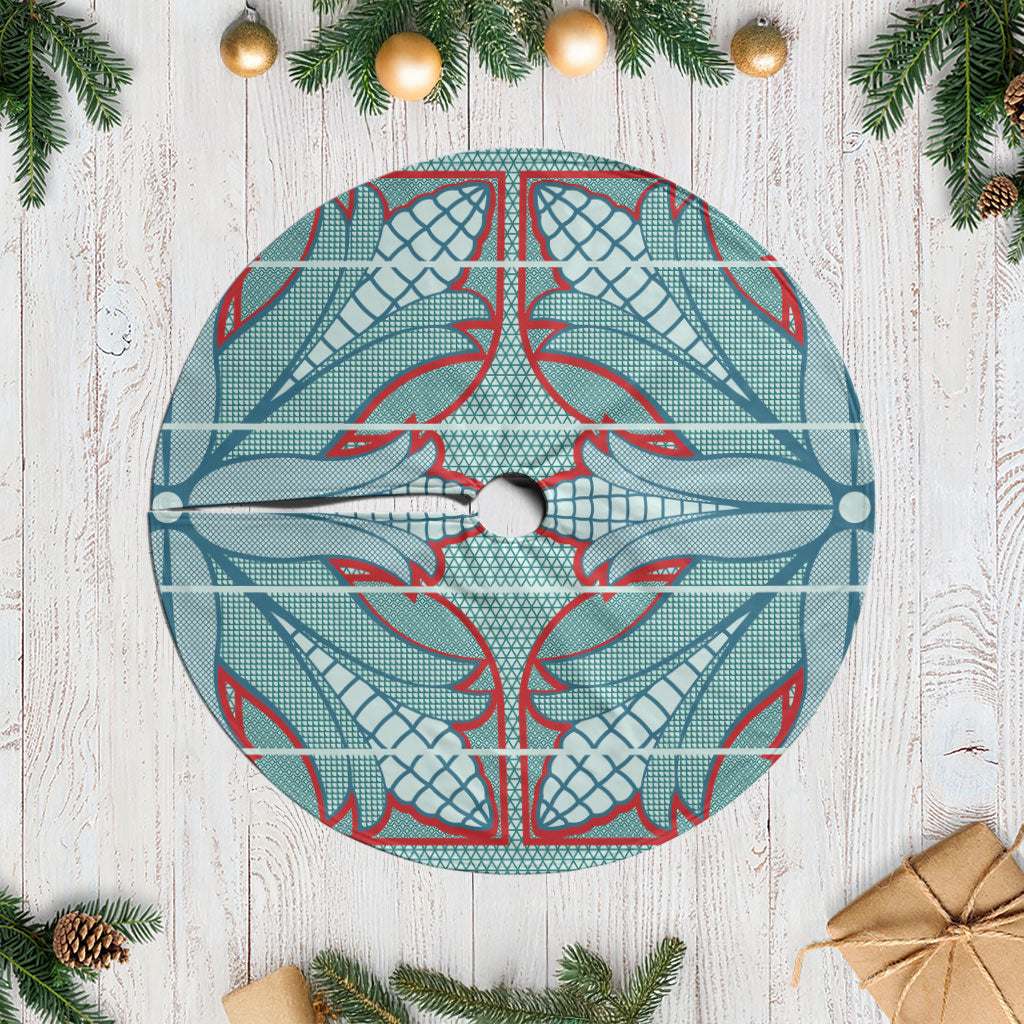 Turquoise Khotso Mojalefa Poone Tree Skirt Basotho Khotso Blanket Inspired
