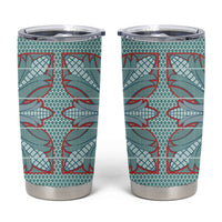 Turquoise Khotso Mojalefa Poone Tumbler Cup Basotho Khotso Blanket Inspired