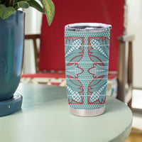 Turquoise Khotso Mojalefa Poone Tumbler Cup Basotho Khotso Blanket Inspired