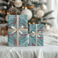 Turquoise Khotso Mojalefa Poone Wrapping Paper Basotho Khotso Blanket Inspired