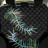 New Zealand Back Car Seat Cover Aotearoa Silver Fern Mixed Papua Shell Green Vibe LT9 - Wonder Print Shop