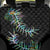 New Zealand Back Car Seat Cover Aotearoa Silver Fern Mixed Papua Shell Green Vibe LT9 - Wonder Print Shop