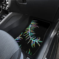 New Zealand Car Mats Aotearoa Silver Fern Mixed Papua Shell Green Vibe LT9 - Wonder Print Shop