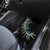New Zealand Car Mats Aotearoa Silver Fern Mixed Papua Shell Green Vibe LT9 - Wonder Print Shop